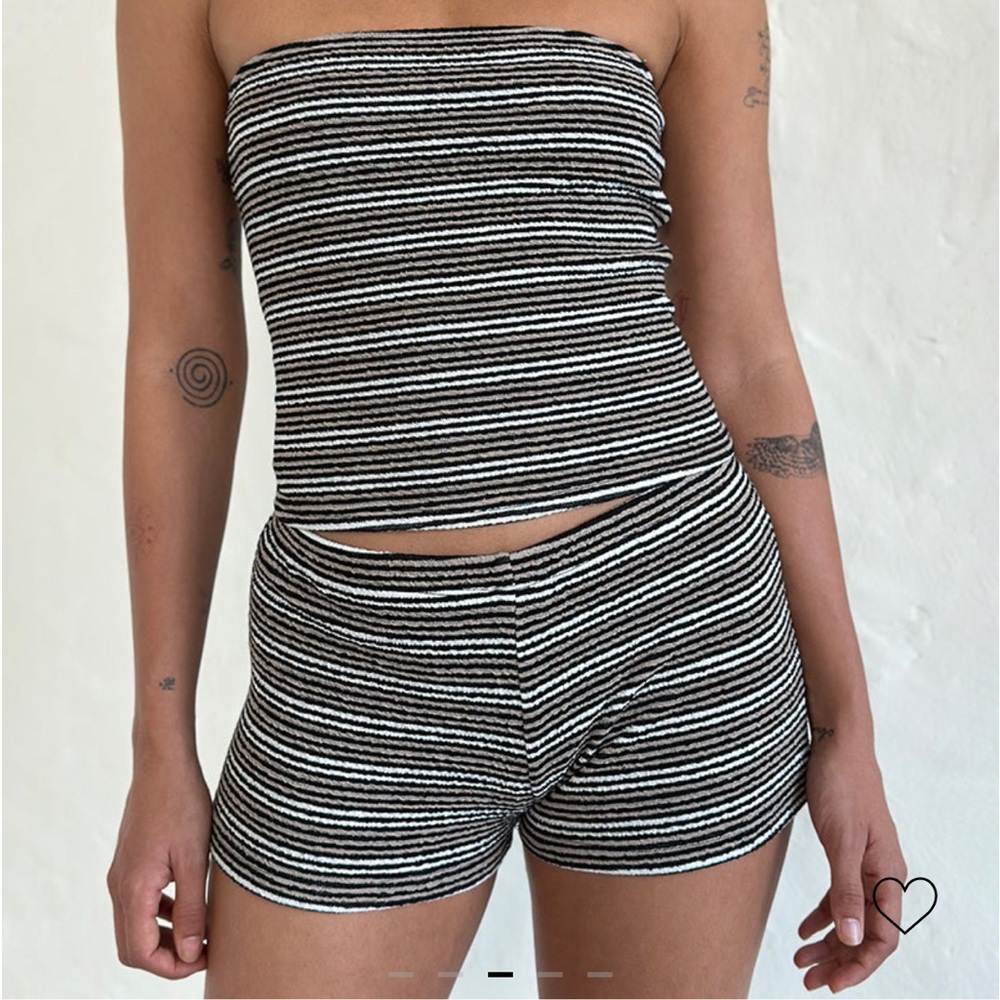 Motel Rocks tube top and short set